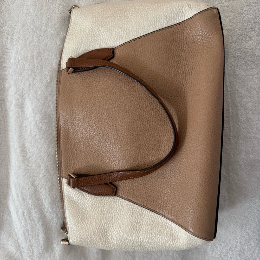 Kate Spade Brown and Cream Shoulder Bag - Picture 2 of 4